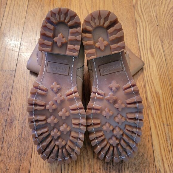 Vintage Durango Harness Moto Boots Tan Leather 6M Brazil Biker Engineer 90s y2k - Picture 4 of 8